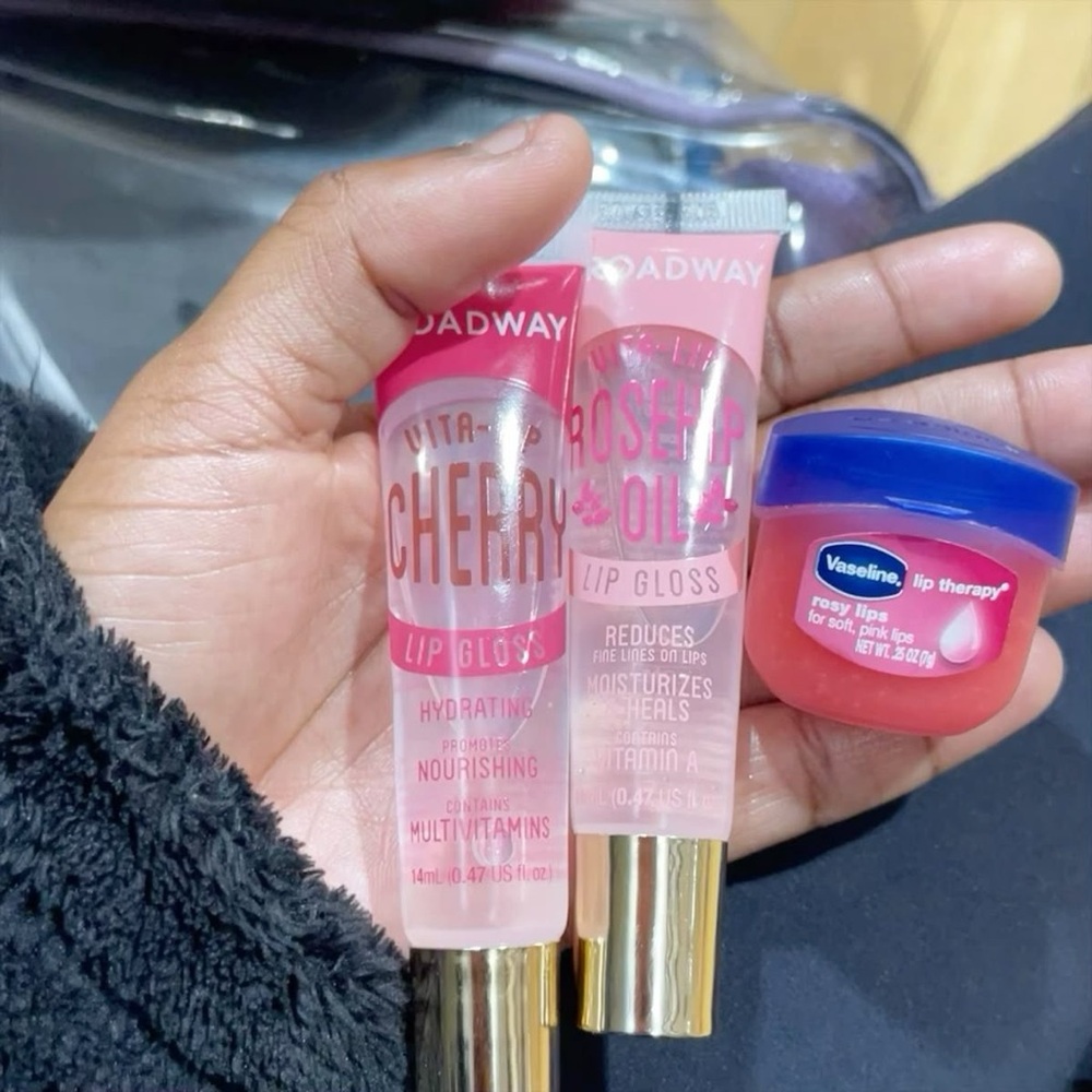 Lip Gloss Set - Cherry and Rosehip Oil
